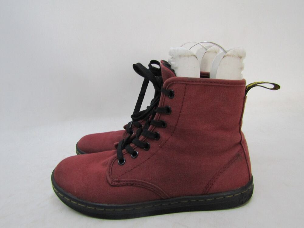 Dr. Martens Womens Size 7 M Red 7 Eye Zip Ankle Fashion Boots Bootie